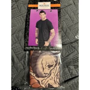 Halloween Skull Full Tattoo Sleeves Halloween Gothic Punk O/S Most New